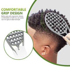 Brosse silicone KOUPA surface élevée, massage doux et démêlage sans effort.