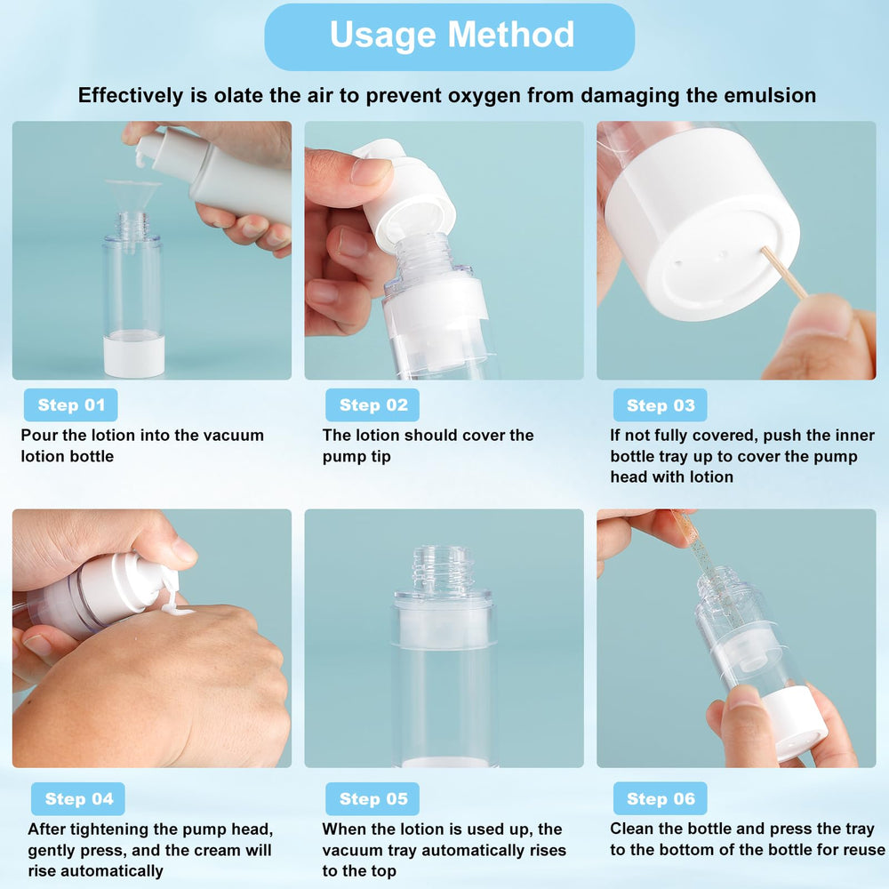 KOUWICH pompes-airless-miniatures: pompes miniatures avec dosage précis pour éviter le gaspillage.
