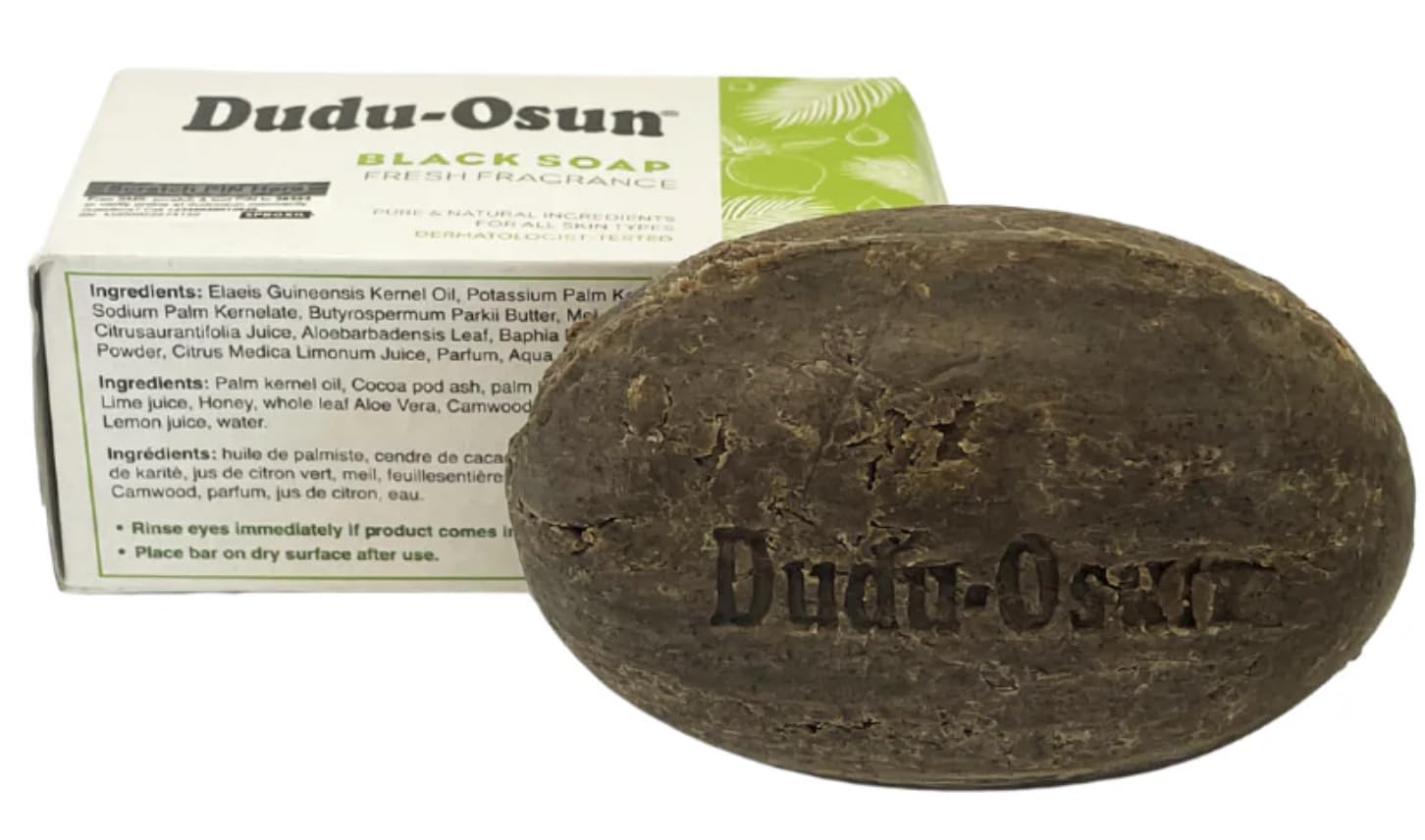 Dudu Osun Kovafood – texture peau: ingrédients naturels nourrissent la peau