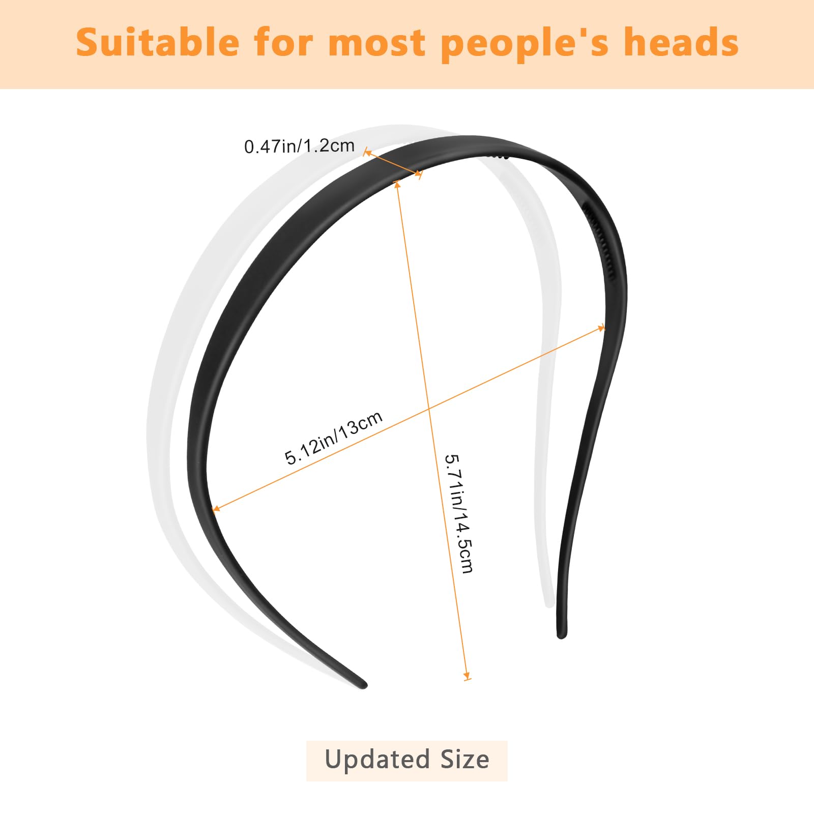 Bandeau courbé KOVOLITU pour lunettes, évite le contact avec les montures.