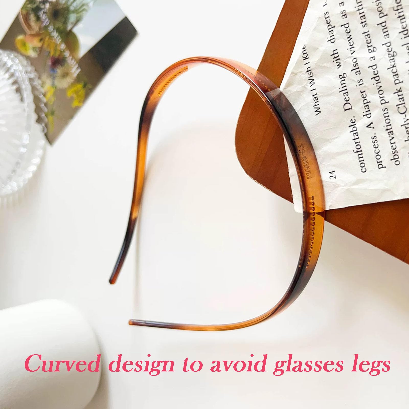 KOVOLITU serre-tête pratique pour utilisation quotidienne avec lunettes