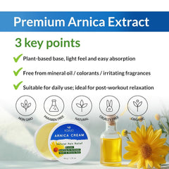 KOXUO Huile d’arnica, parfum naturel doux pour une routine bien-être.