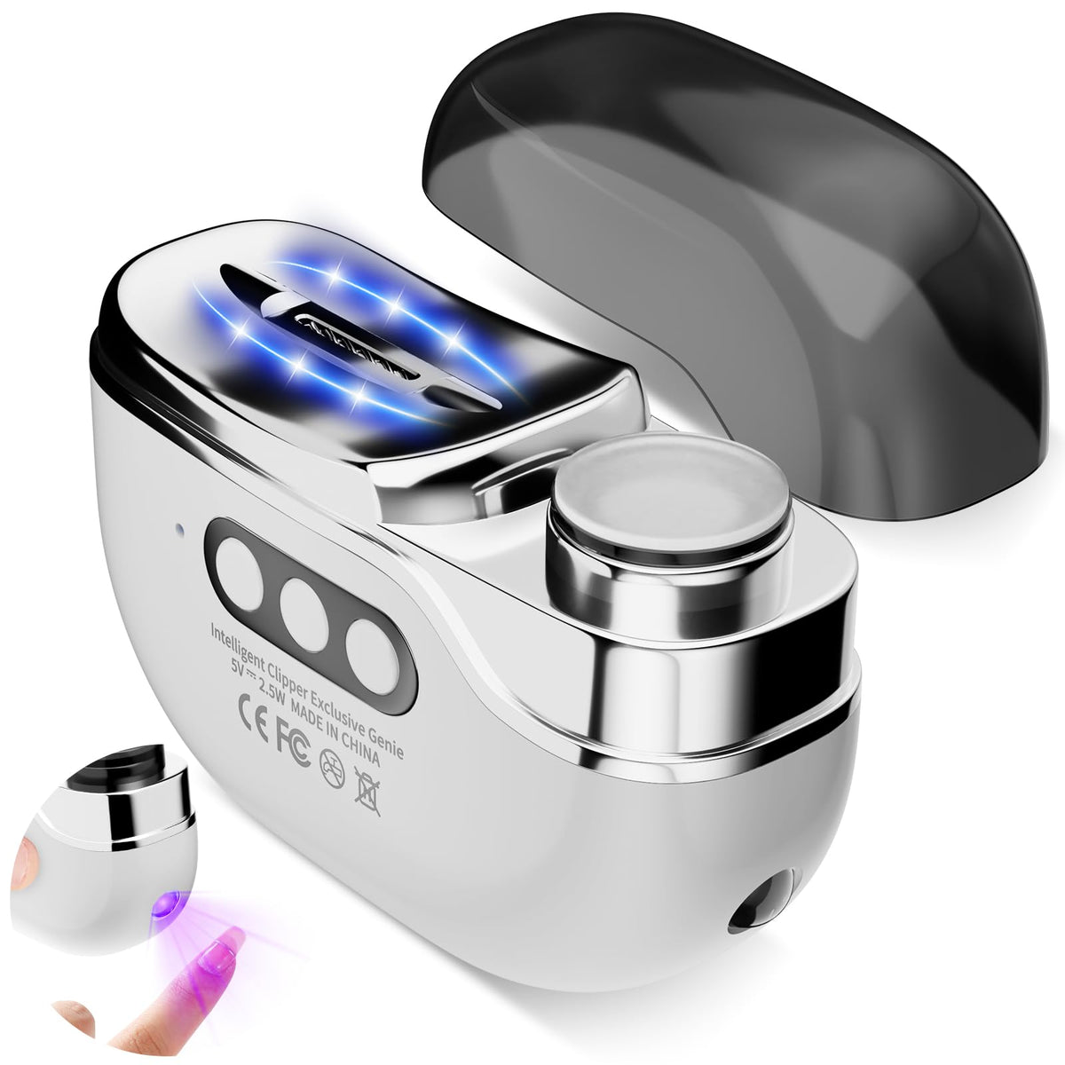 KOYIOOUADO clip-ongles électrique 4en1 : pratique pour une manucure à domicile.