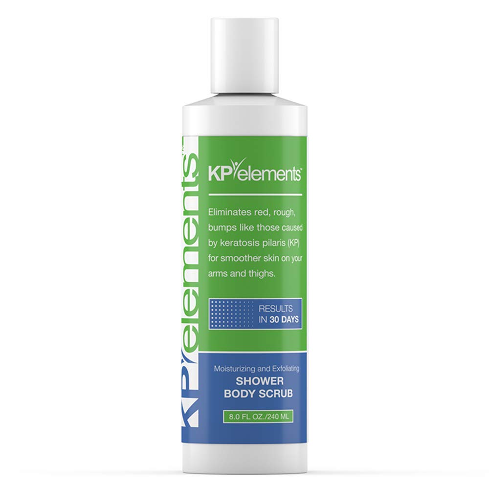 KP Elements, bouteille gommage corps, peau plus lisse