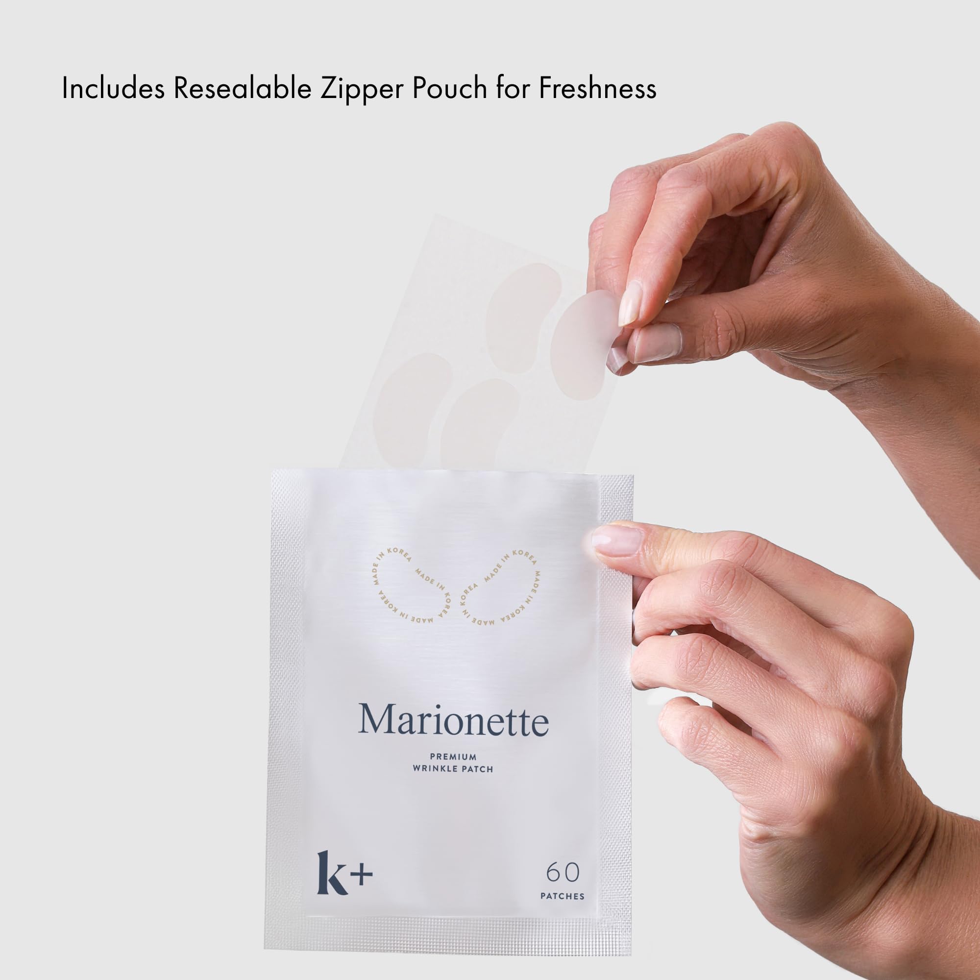 Patchs KPLUS fabriqué en Corée avec expertise beauté.