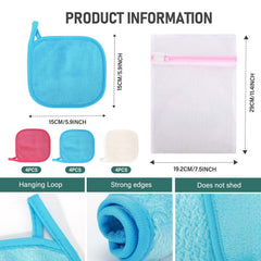 KPX lingettes 6 × 6 pouces – format pratique pour le sac à maquillage.
