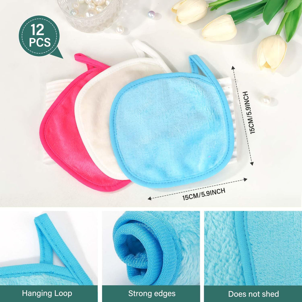 KPX pack 12 – lingettes réutilisables dans un sachet mesh pour réduire les déchets.