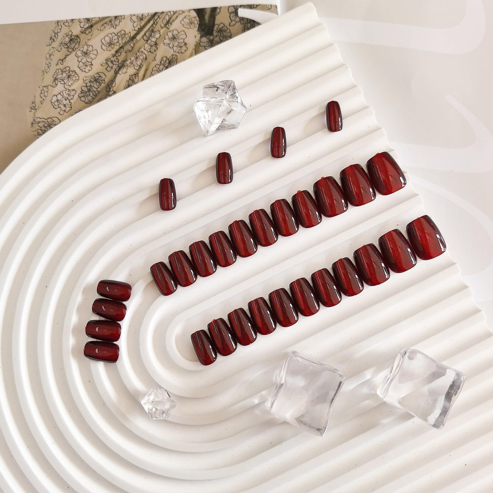 KQueenest ensemble ongles court 30 pièces prêt à poser