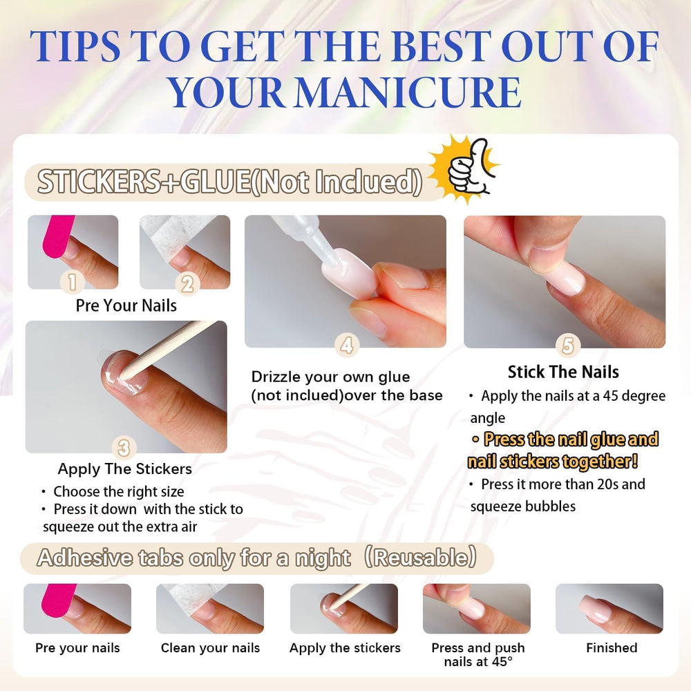 KQueenest ongles paillettes glitter, look glamour prêt-à-porter.