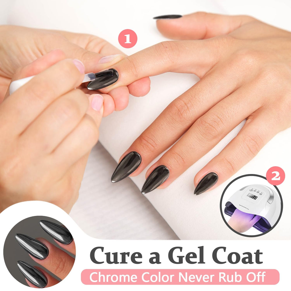 Ongles artificiels KQueenest médium forme amande pour confort durable.