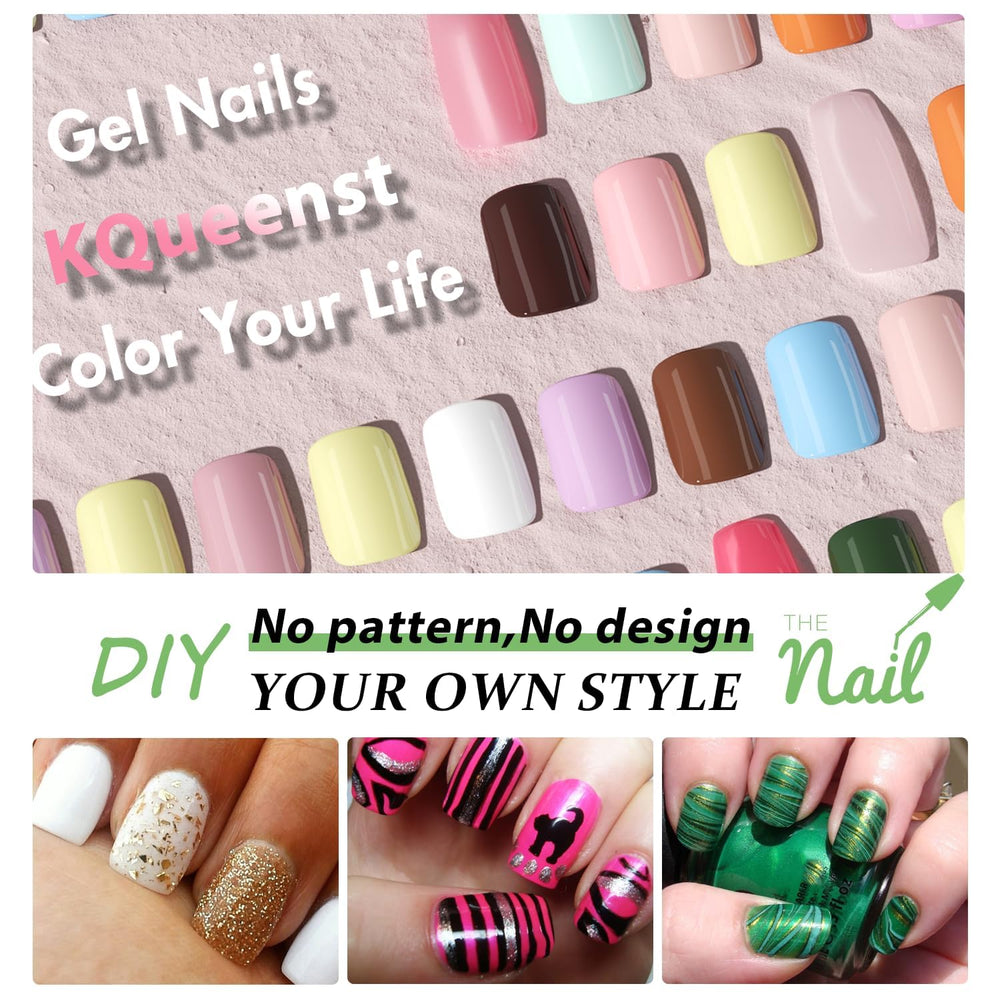 Ongles press-on KQueenest pour usage quotidien, gain de temps assuré.