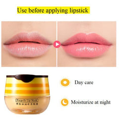 Masque levres propolis hydratant Krajiyya pour levres douces.