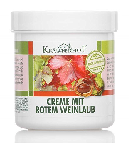 Texture de Krauterhof Crème Marron d’Inde et Vigne Rouge sur la peau.