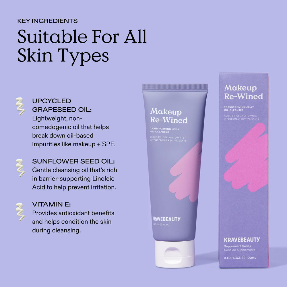 KraveBeauty Makeup Re-Wined: emballage recyclable et soin vegan sans cruauté.