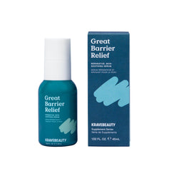 KraveBeauty sérum-barrière-relief sur flacon pour apaiser irritations et hydrater