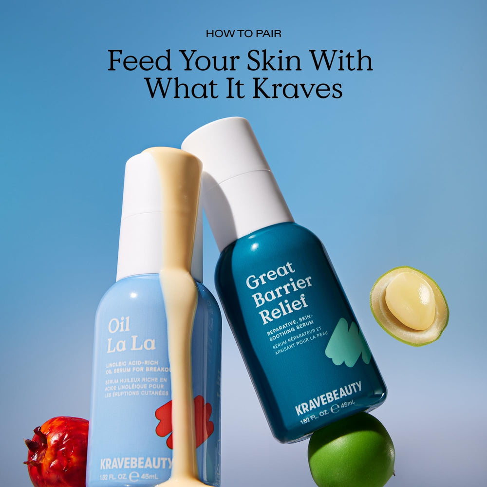 KraveBeauty sérum-barrière-relief étape simple dans la routine quotidienne