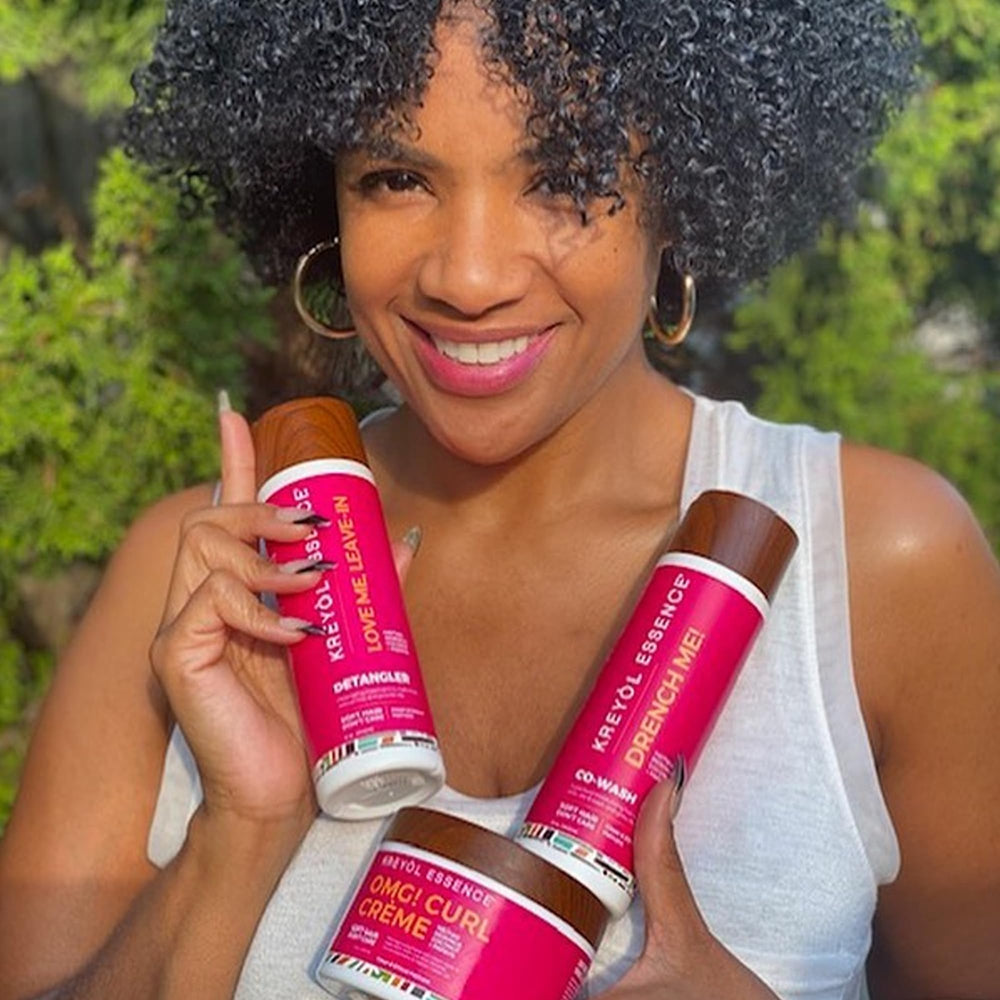 Kreyol Essence OMG CURL Crème – séchage au diffuseur pour boucles définies