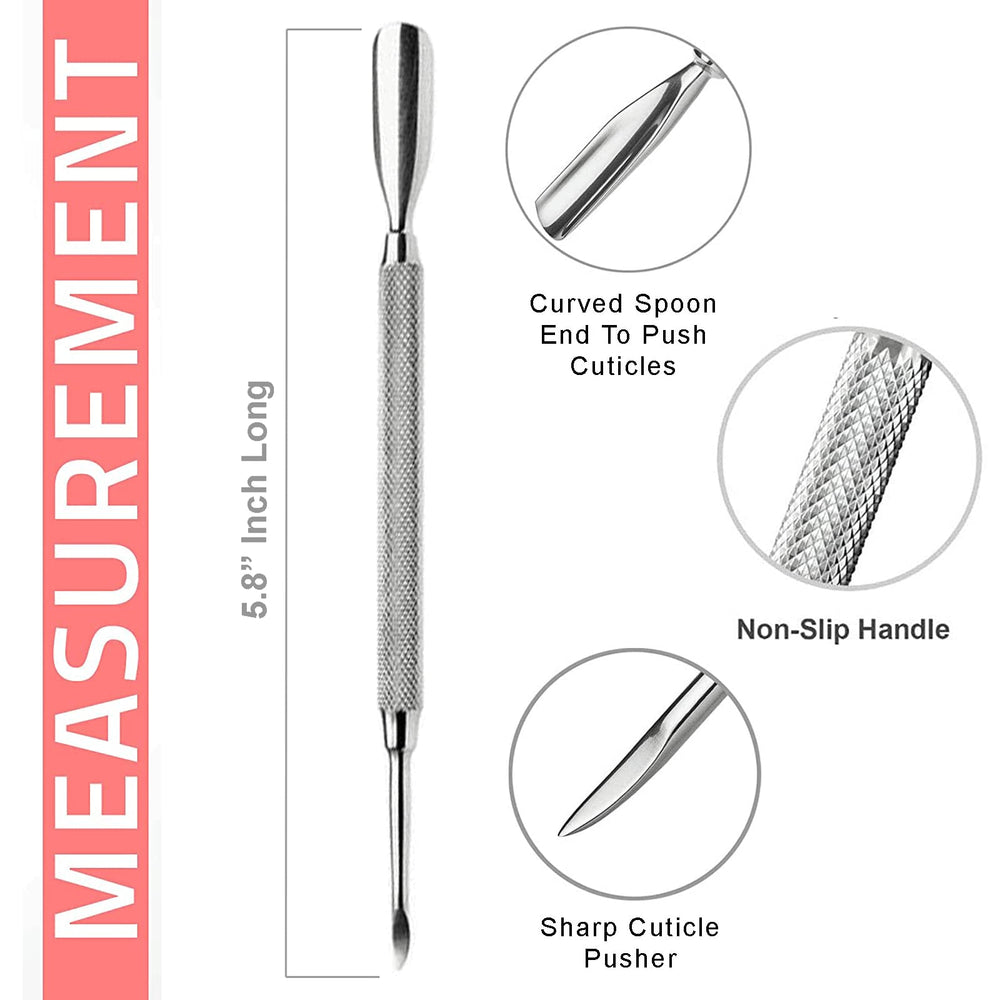 Krisp Beauty: pousse-cuticule double-face pour précision accrue.