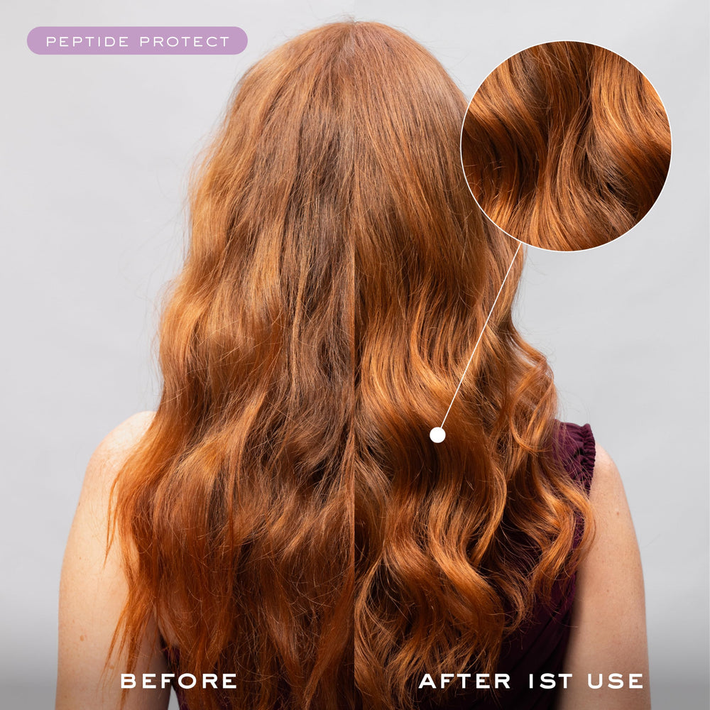 Kristin Ess Shampoing texture cremeuse — mousse riche et facile à répartir.