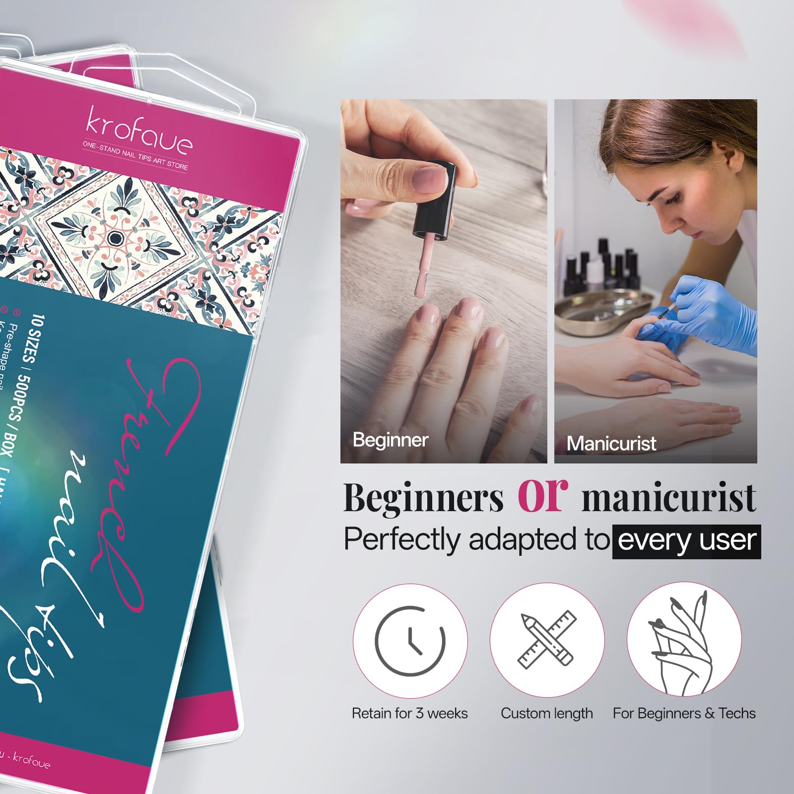 Krofaue art personnalisation ongles – designs faciles