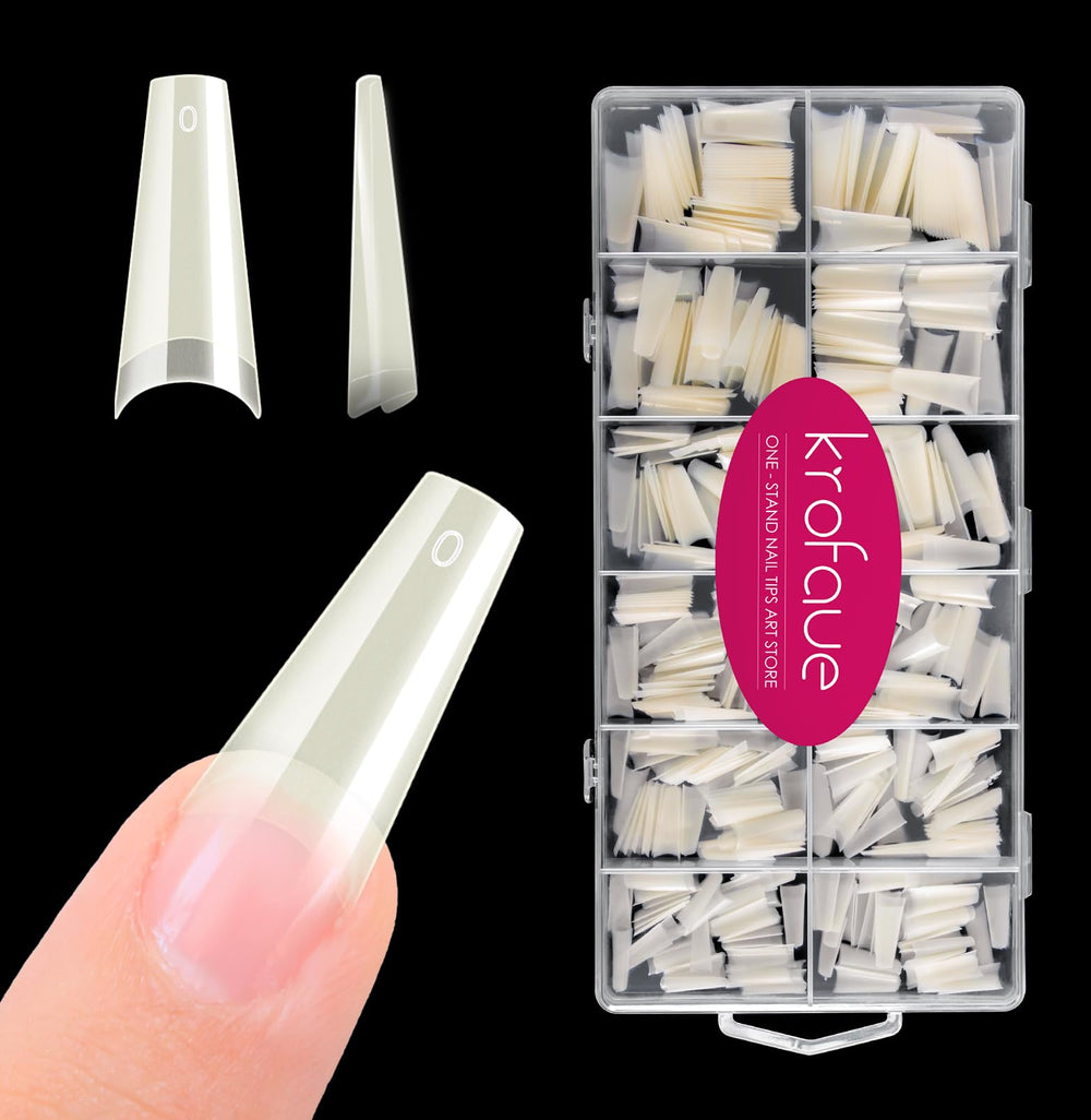 Extensions Krofaue carrées naturelles en boîte, 600 pièces pour salon et DIY.