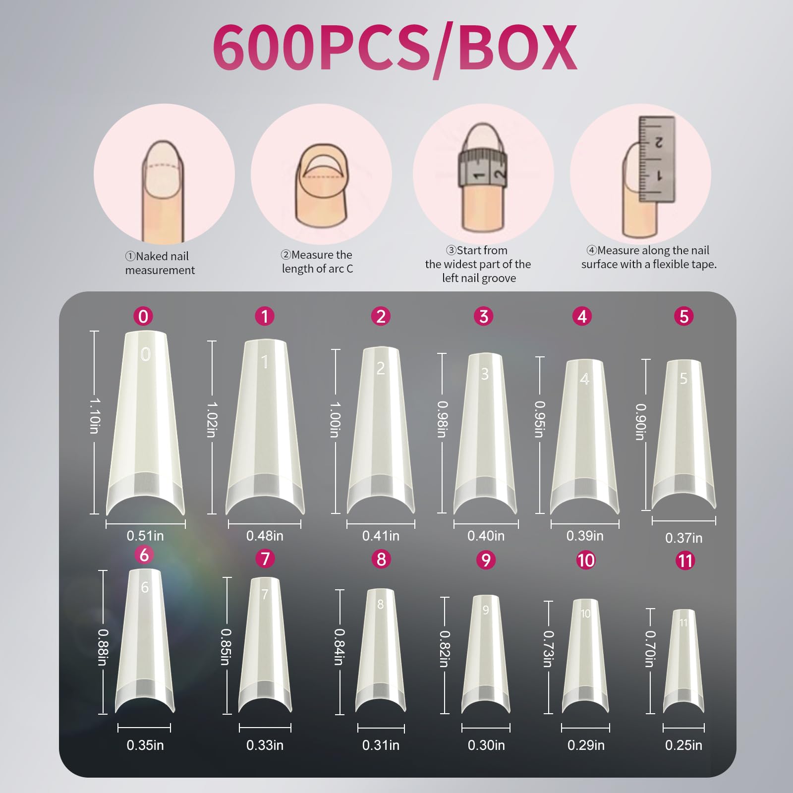 Gamme demi-couverts Coffin 12 tailles pour un ajustement précis.