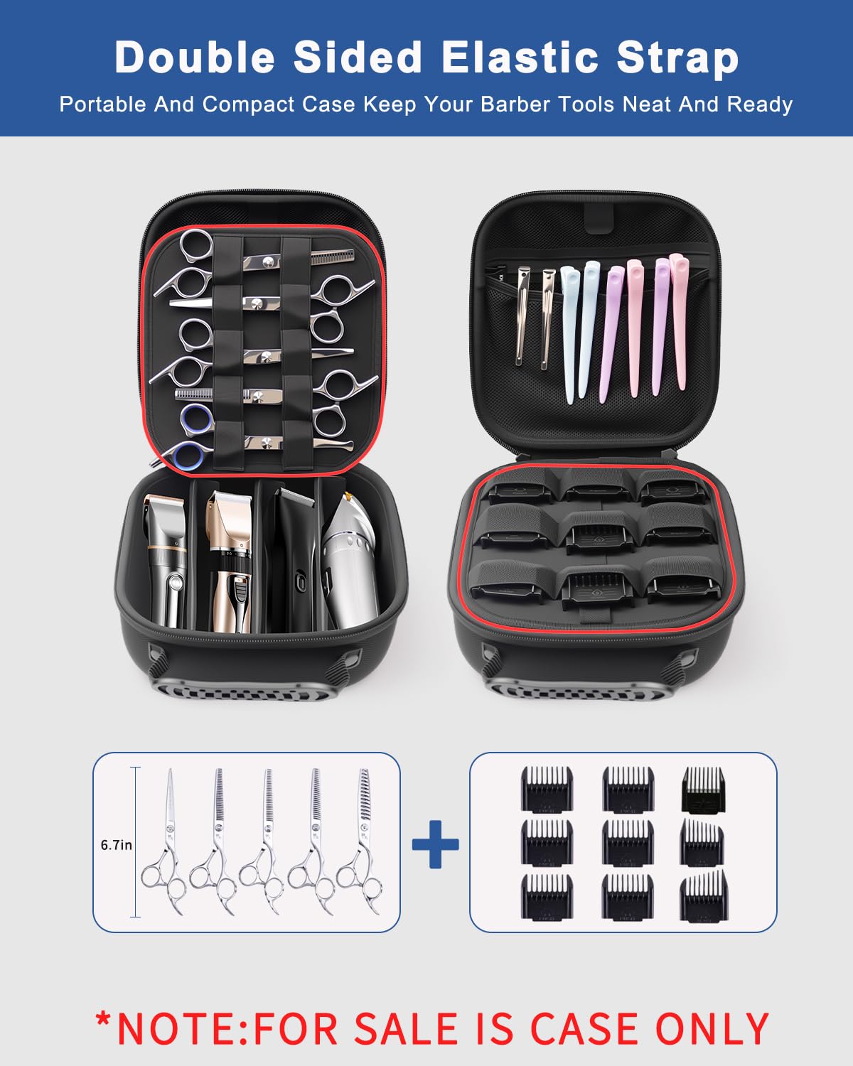 Krypthos étui rangement modulaire: diviseurs Velcro pour outils sûrs.
