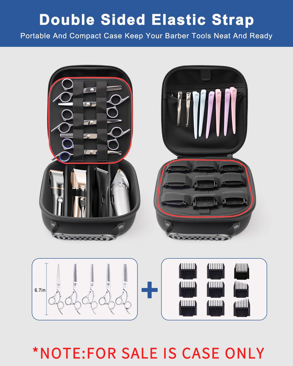 Krypthos étui rangement modulaire: diviseurs Velcro pour outils sûrs.