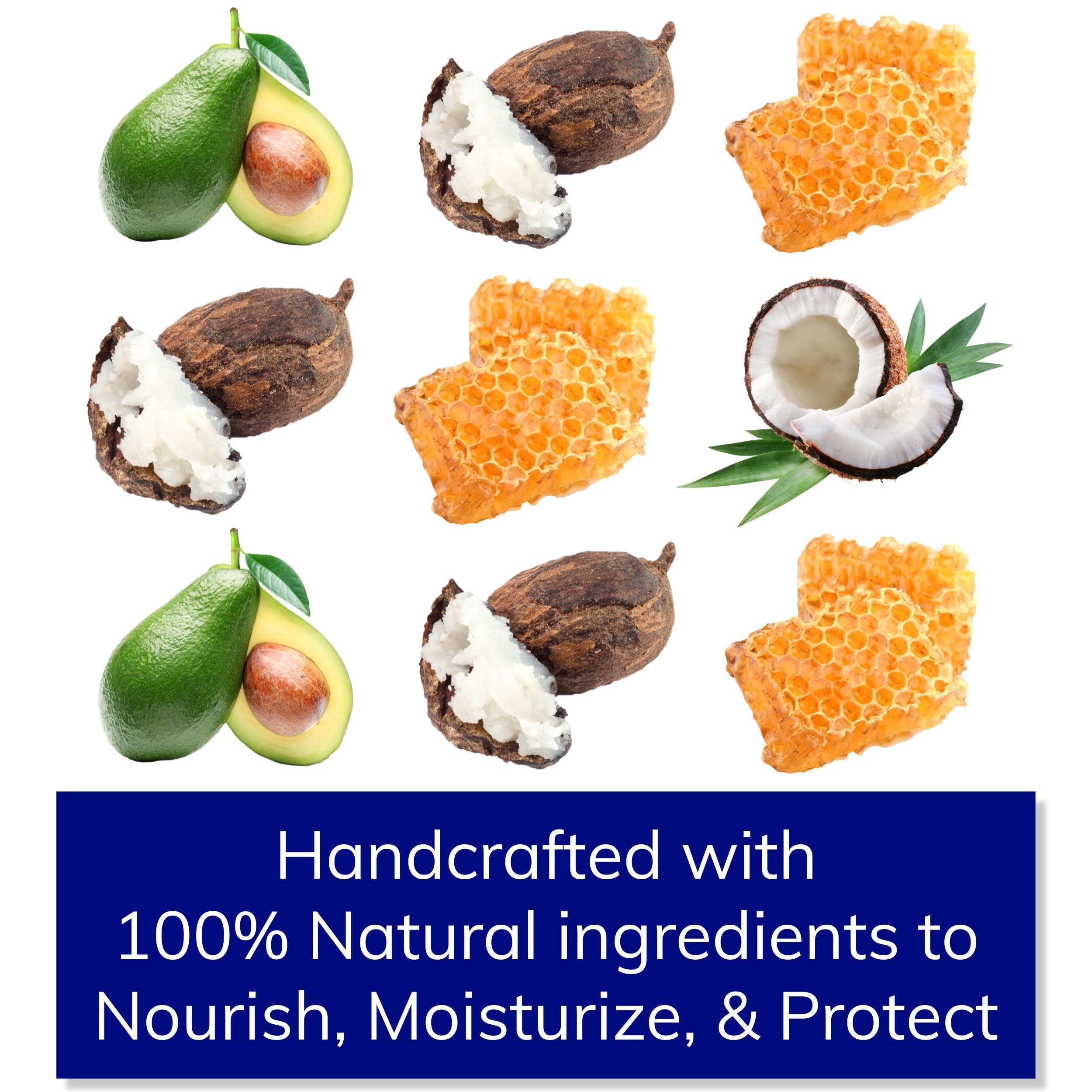 Le baume Ktchn Apothecary offre une texture satinée non cireuse pour une application légère.