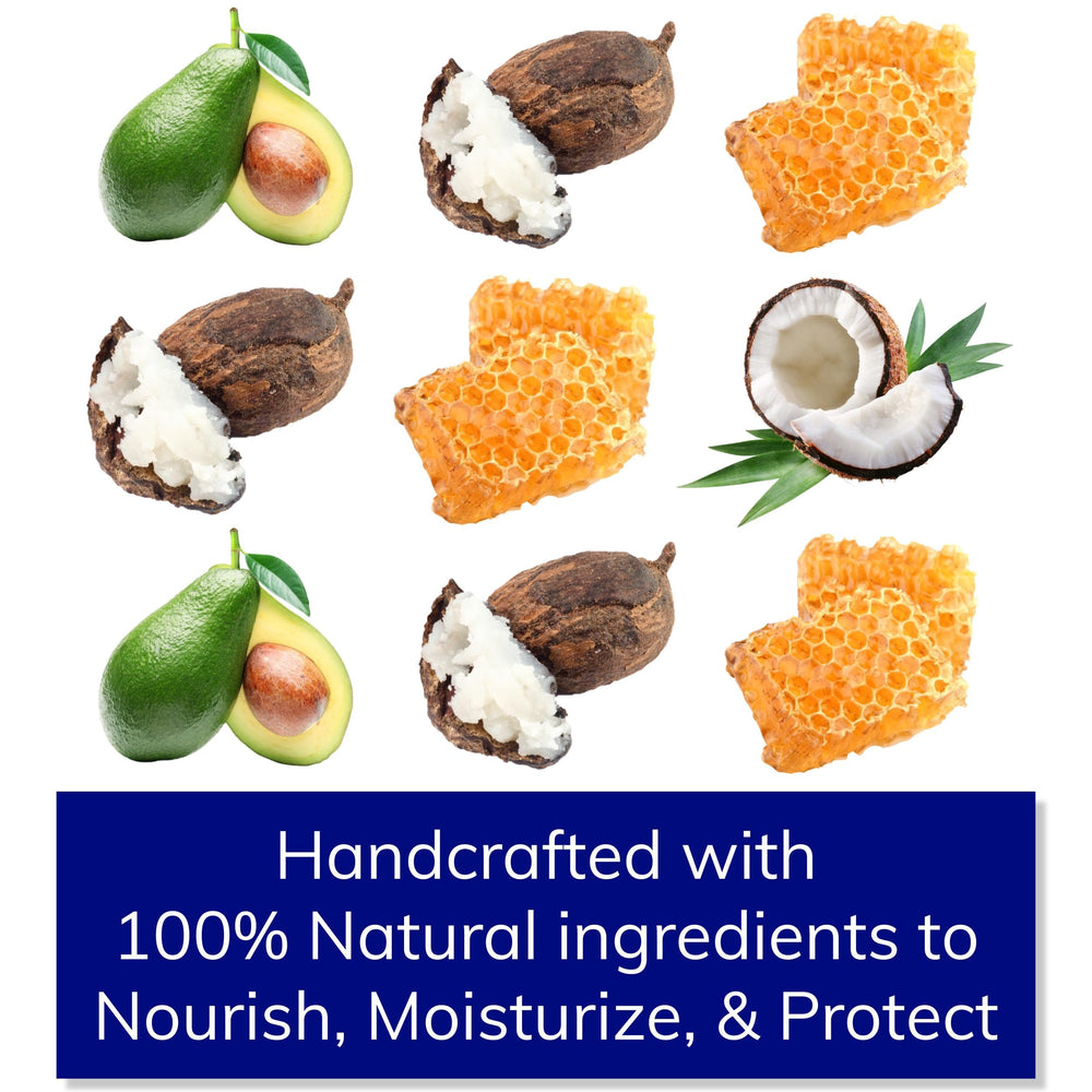 Le baume Ktchn Apothecary offre une texture satinée non cireuse pour une application légère.