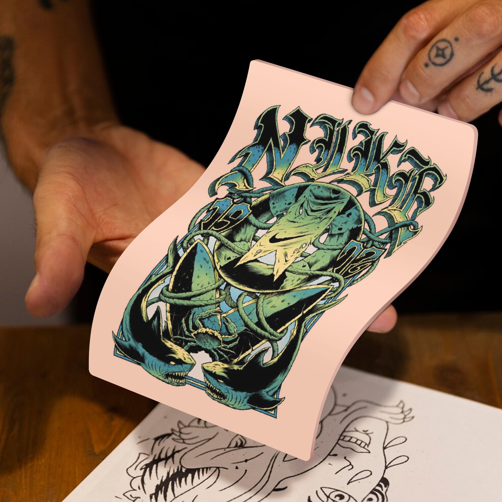 KTKAJW utilisation polyvalente tatouage et démonstrations en salon.