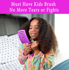 KTKUDY brosse démêlage pour enfants et adultes démêle sans douleur.
