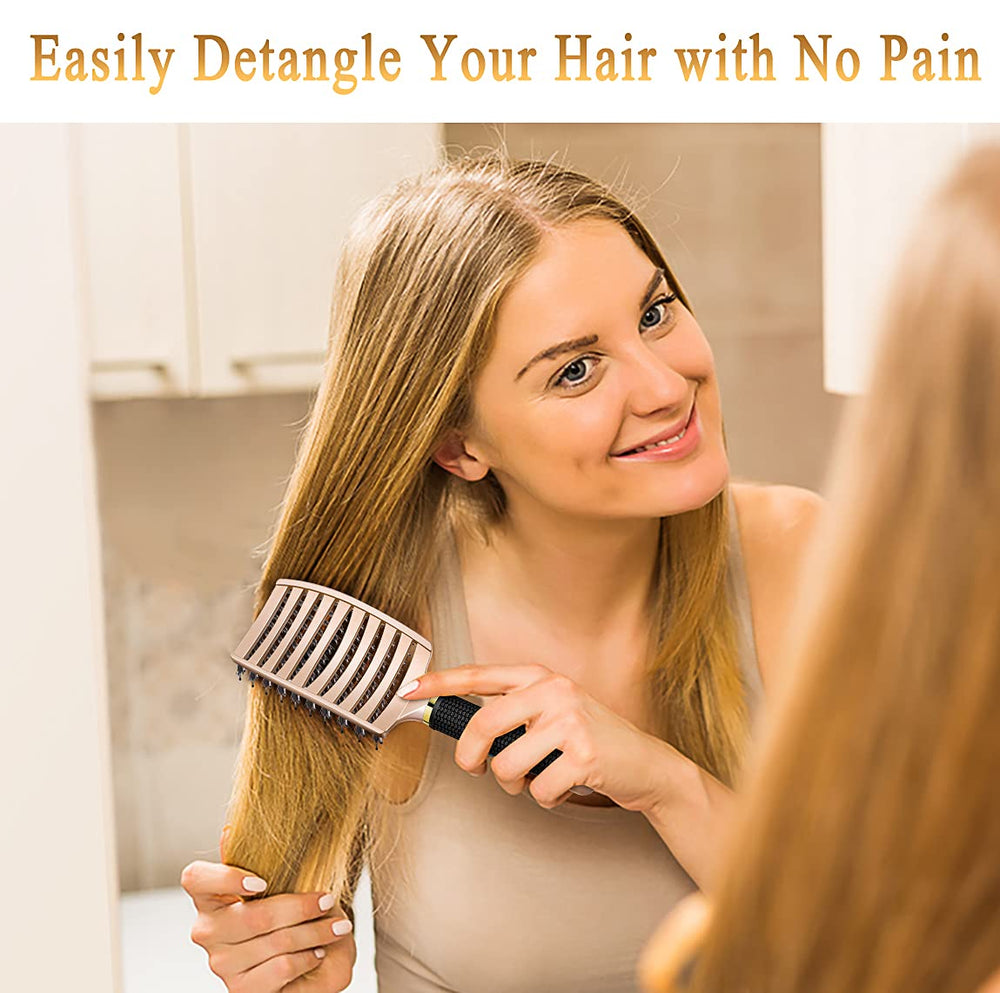 KTKUDY brosse-sechage-rapide – idéal pour cheveux mouillés et brushing efficace.