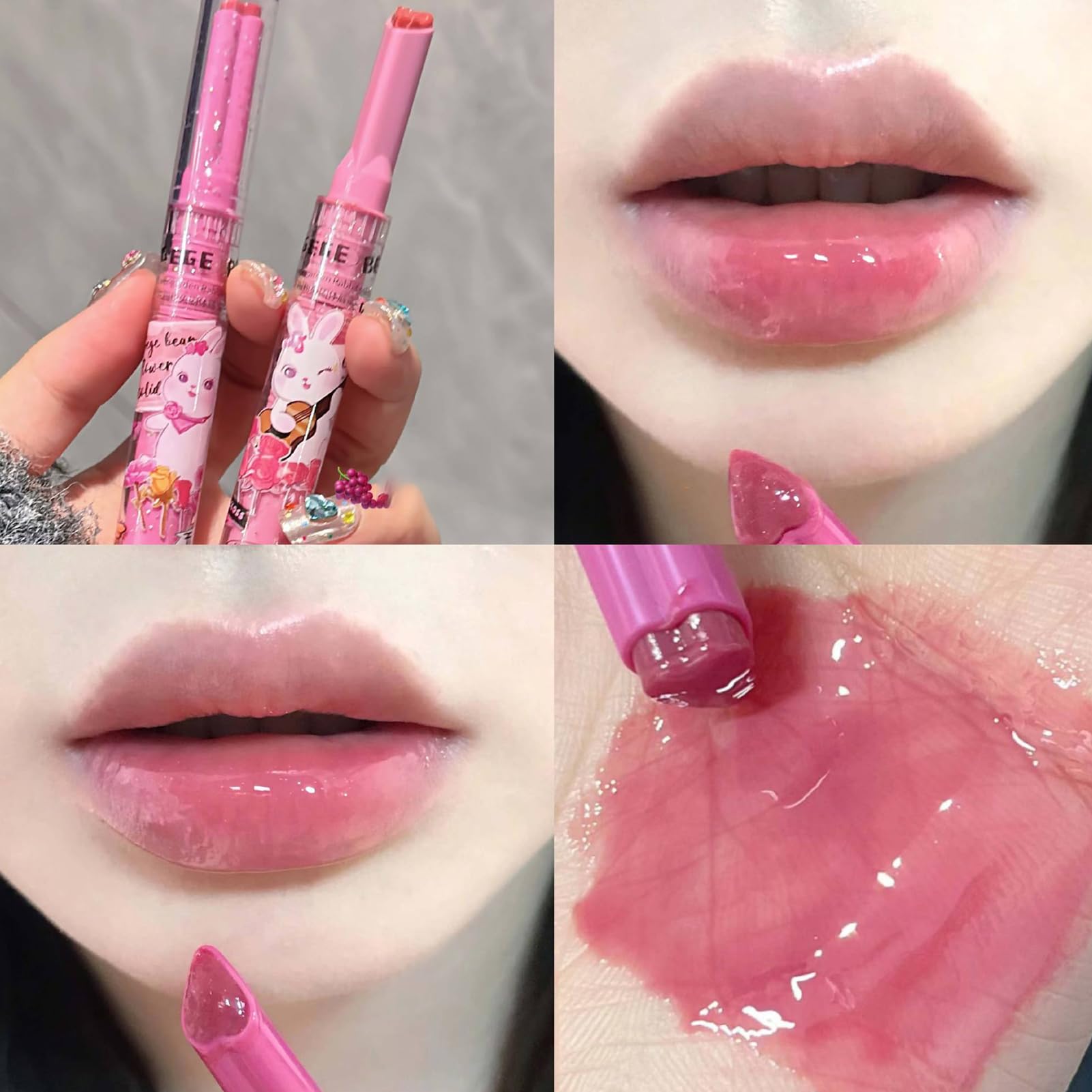 KTouler application lèvres, brillant soyeux et hydratation légère.