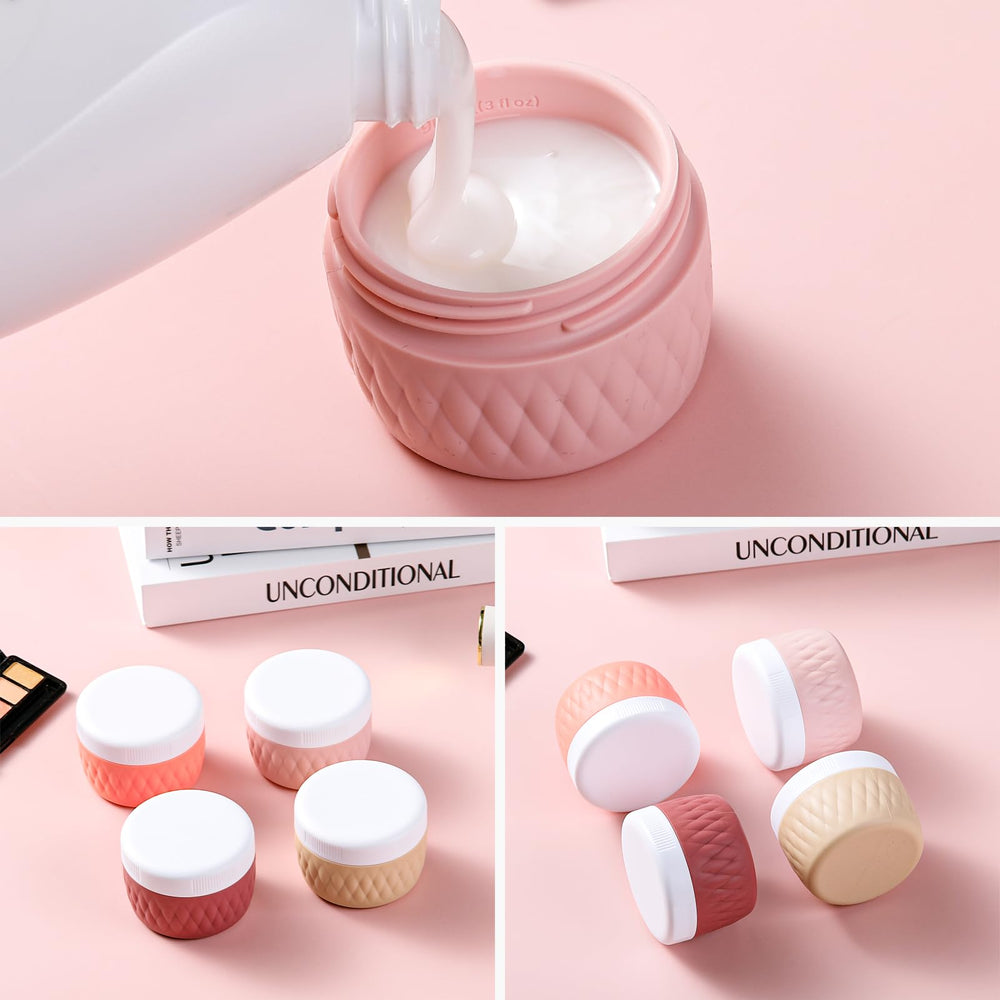 Kuangre contenants silicone 3oz couleur variée facilitant l’identification.