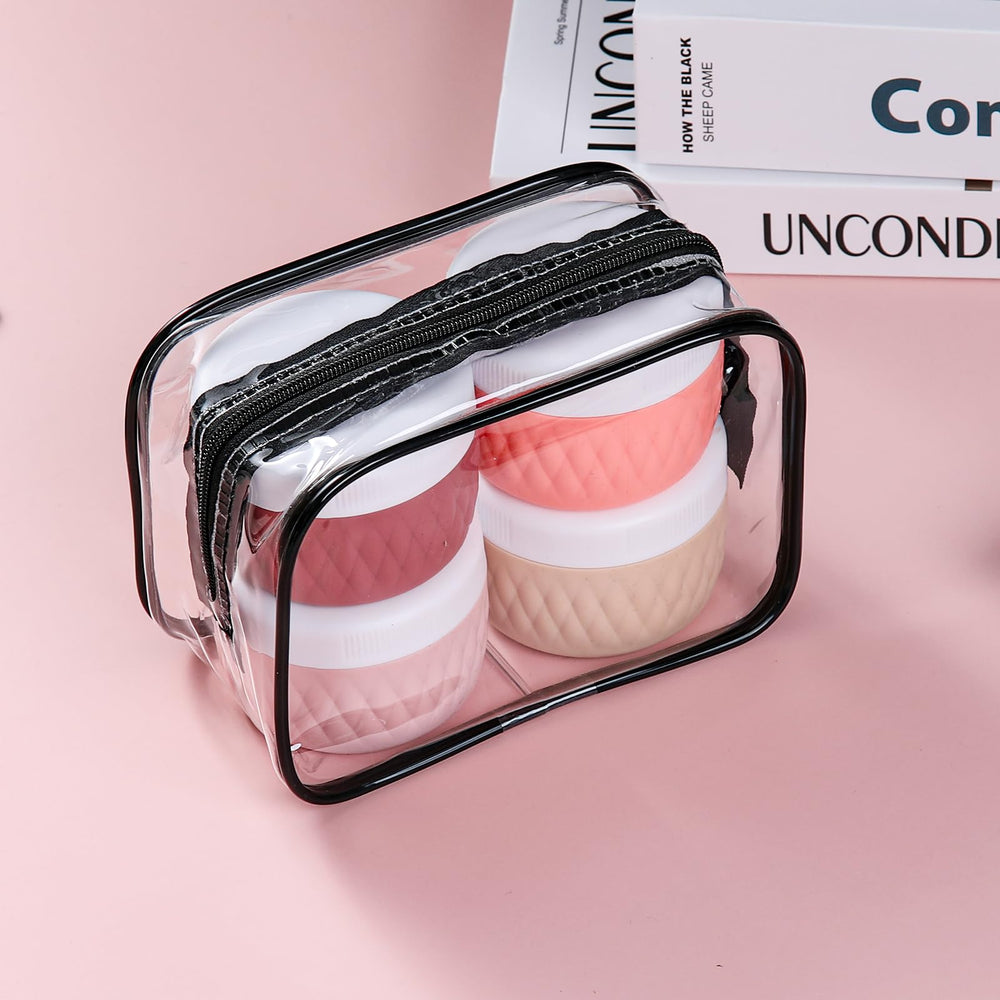 Kuangre contenants silicone 3oz faciles à nettoyer et réutilisables.