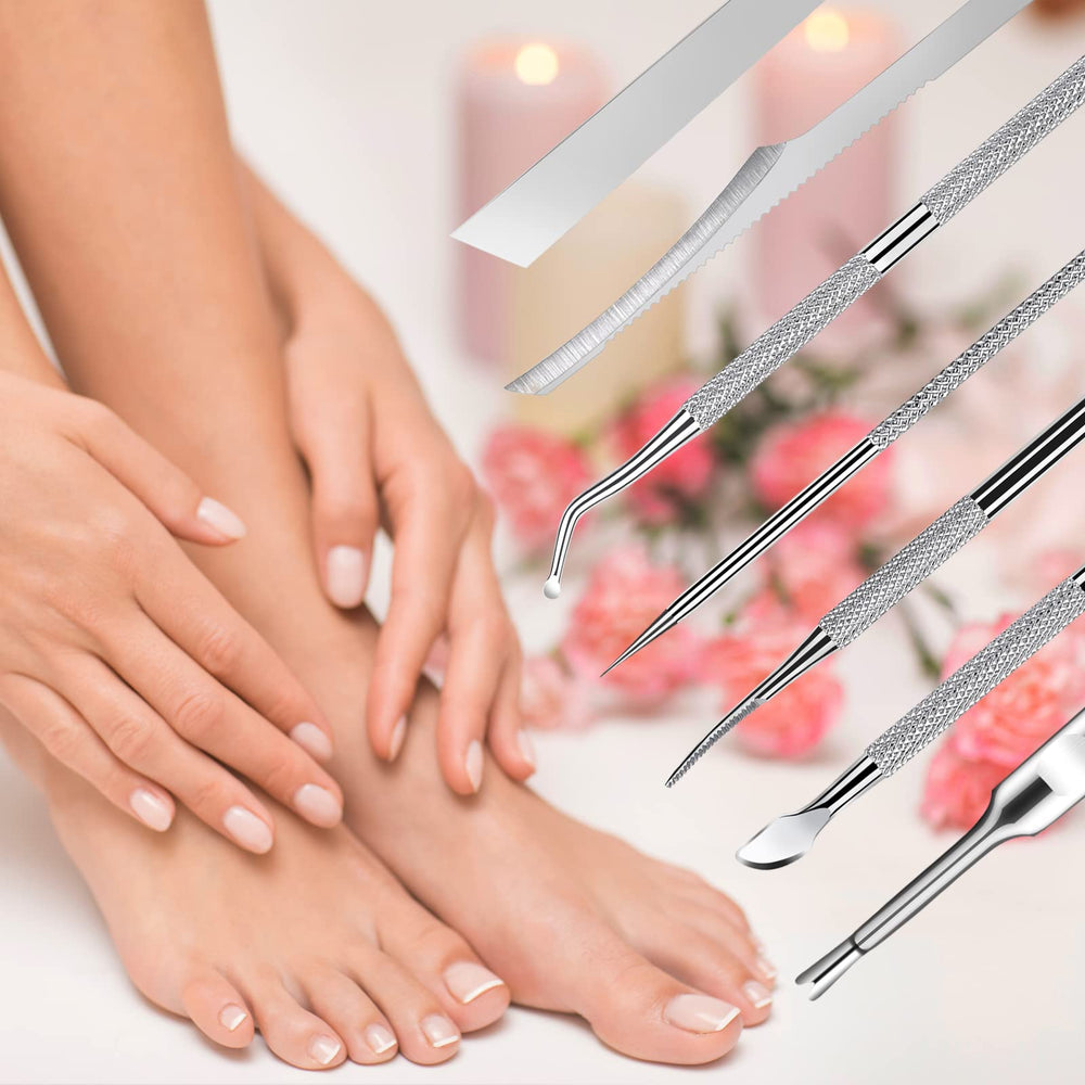 KuanStore Ensemble-outils pédicure 7 pièces: polyvalence pour tous les ongles.