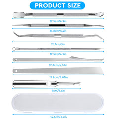 KuanStore Lime à ongles inox: finition douce pour lissage précis.