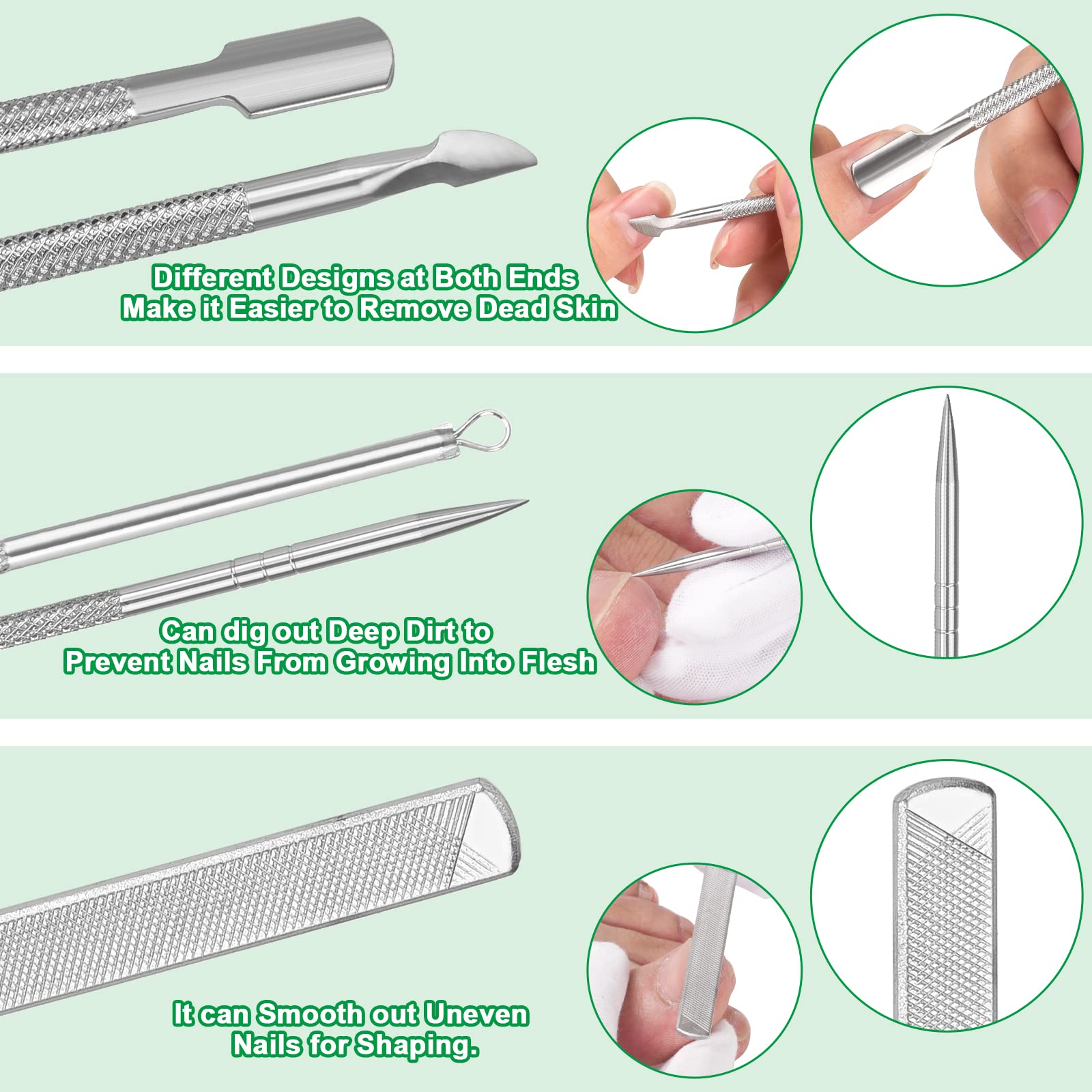 KuanStore outil leveur pour ongles incarnés, ergonomique et efficace.