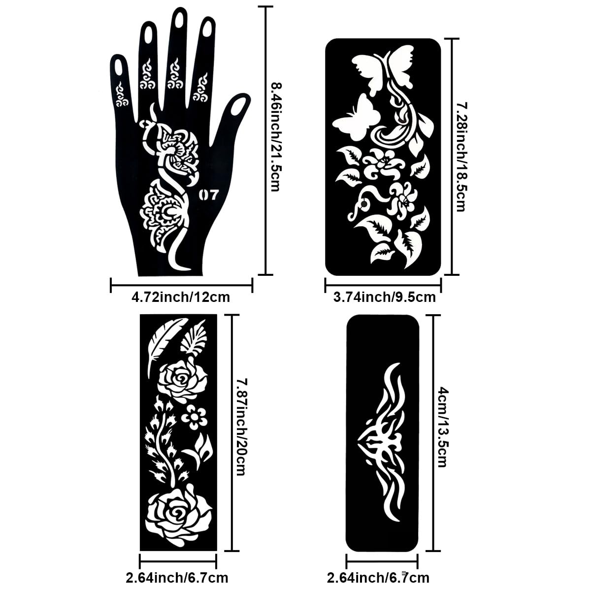 Kuboka tatouage temporaire – encre violet pour styles créatifs.
