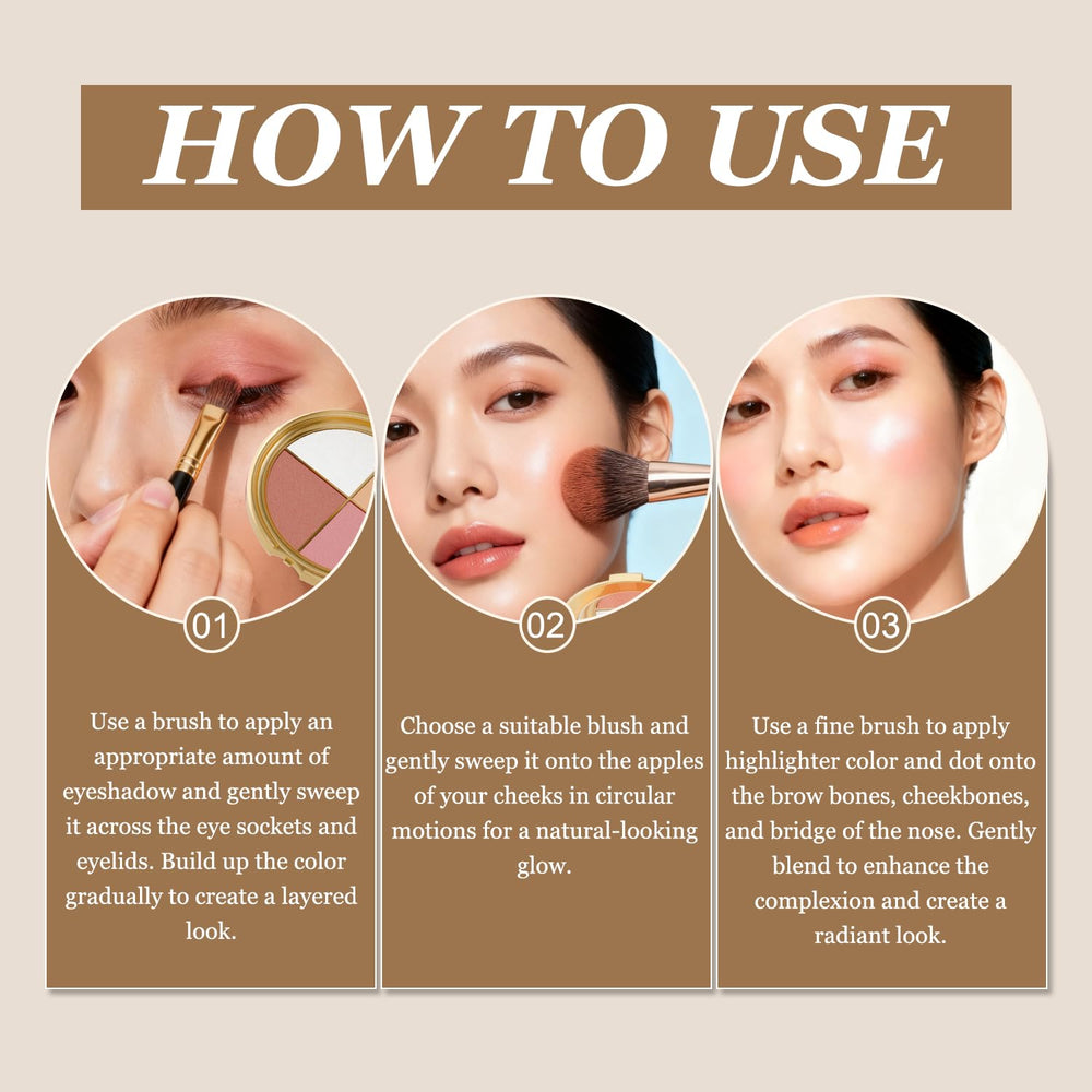 Kubot All-in-one kit supports quick, coordinated eye and face looks.