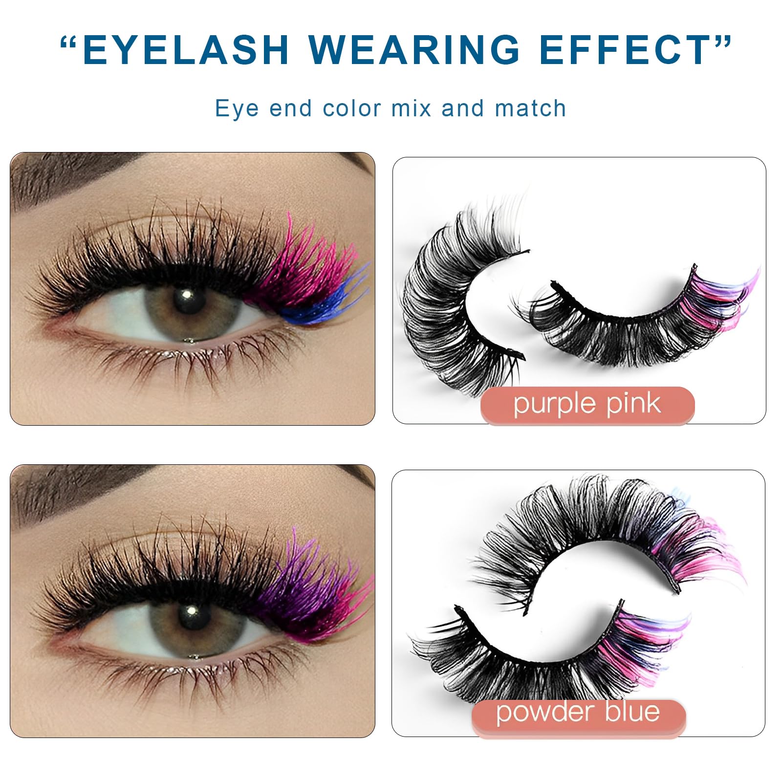 Cils KUCKOW look cosplay, idéal pour photos et vidéos