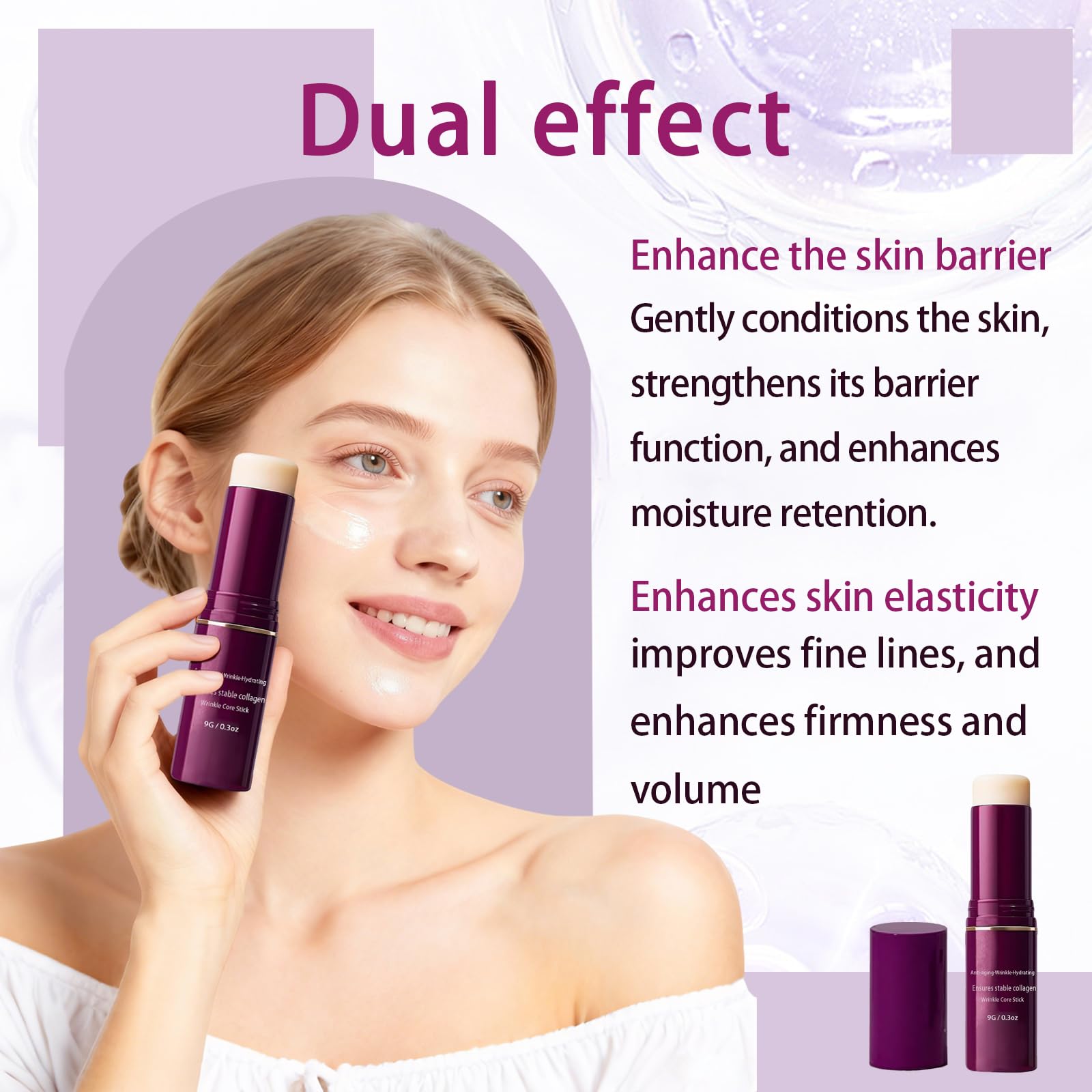 Kumamart Cementerre Calcium Multi Balm, application sur le visage.