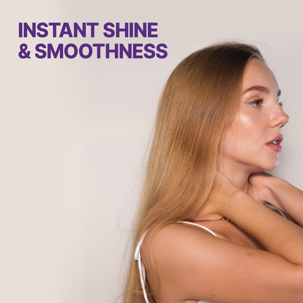 Lutte contre les frisottis pour une coiffure plus lisse.