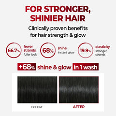 KUNDAL Shampoing Extraits de plantes, 20+ éléments naturels nourrissant les cheveux.