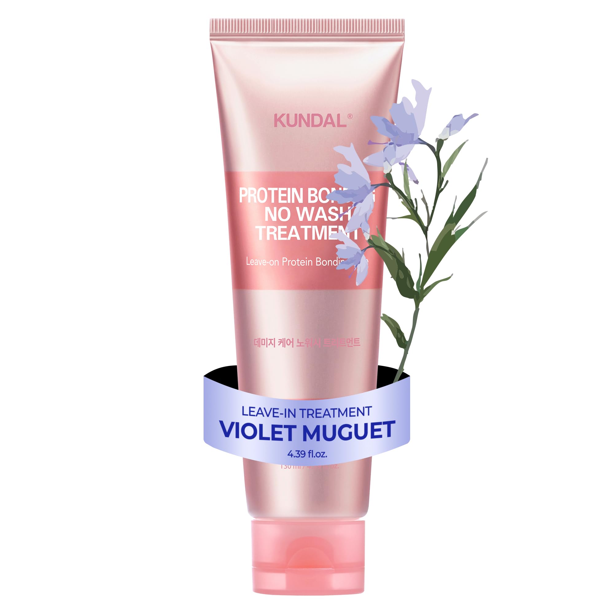 KUNDAL Protein Damage Care : bouteille, soin sans rinçage protéiné pour cheveux abîmés.