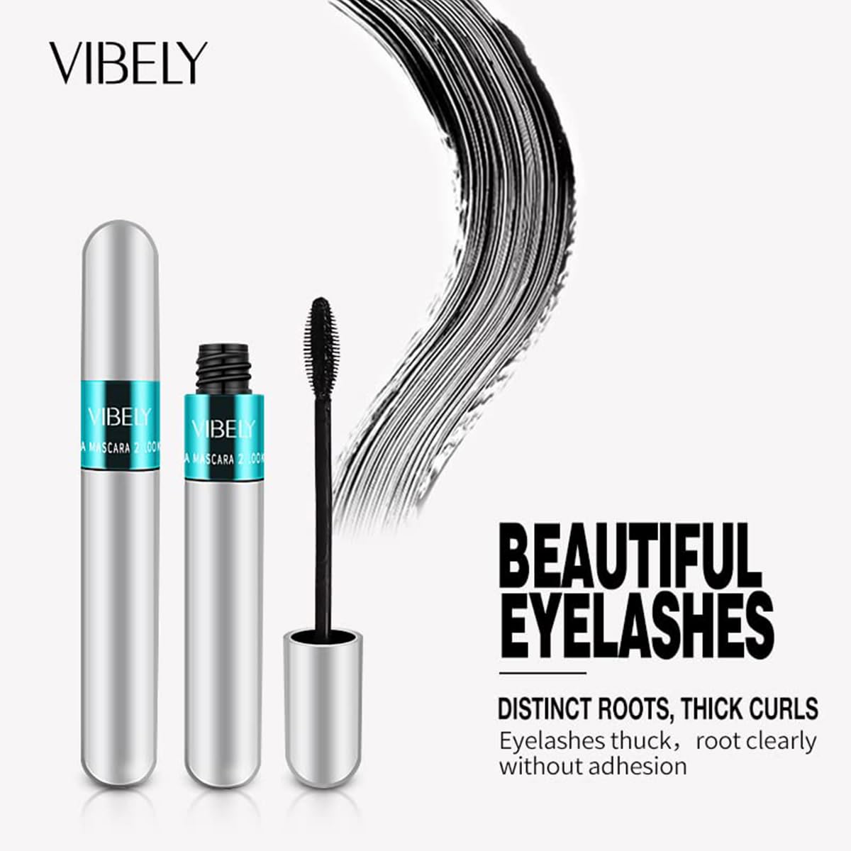 KUNSHNBEI Mascara noir intense pour un regard saisissant.