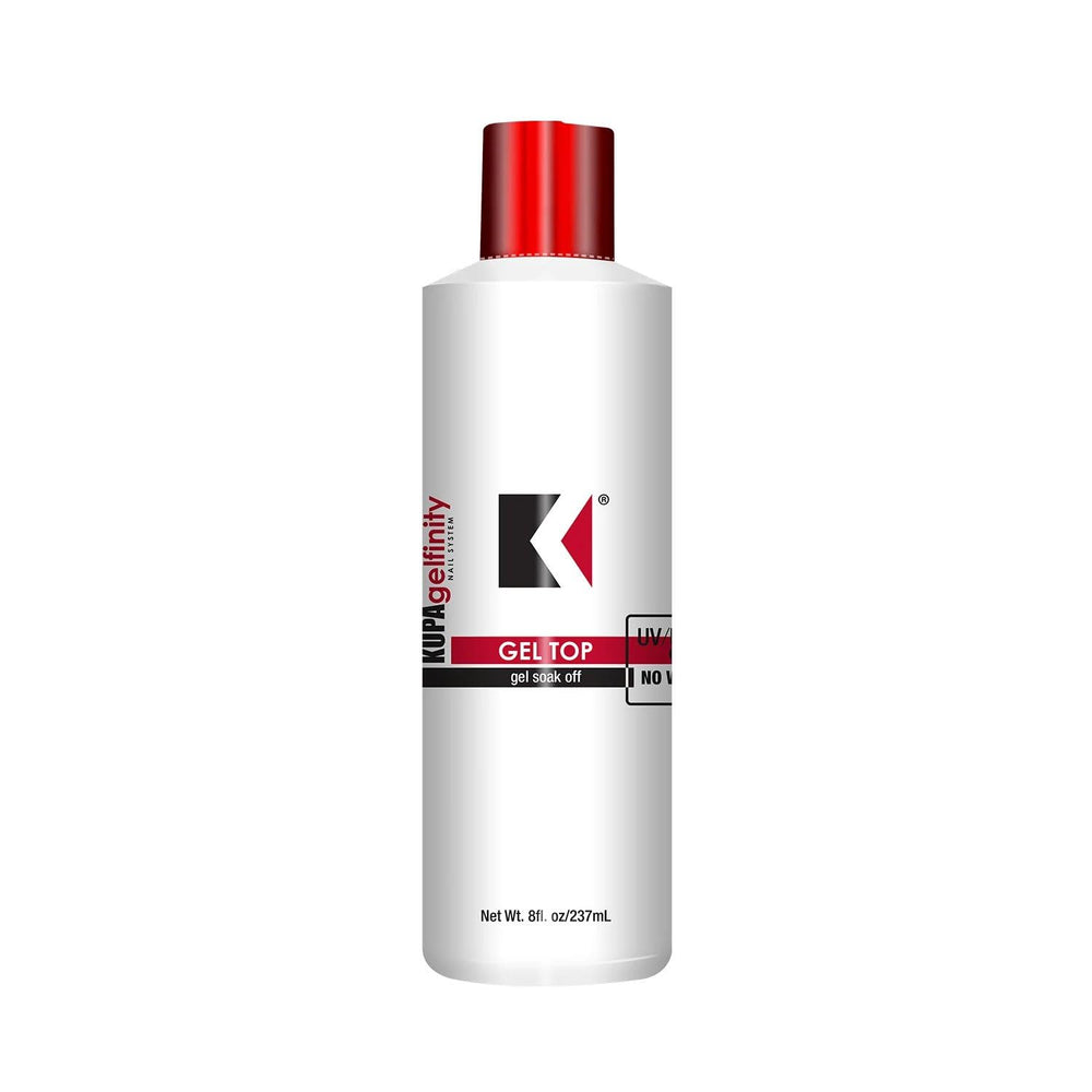 GelFinity de KUPA dans une bouteille brillante avec fini brillant.