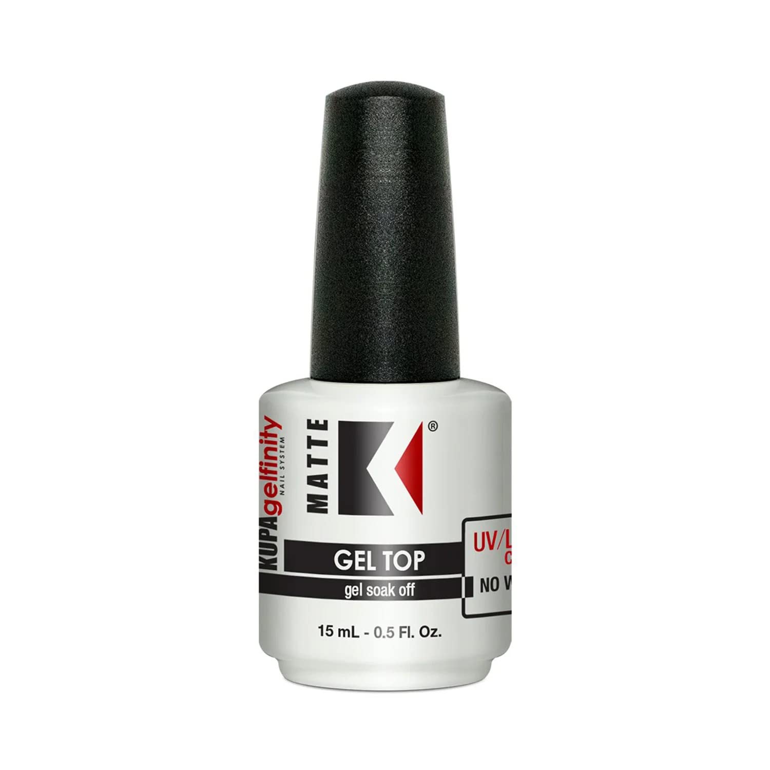 KUPA GelFinity Top Coat Matte sans traces, fini velouté et durable.