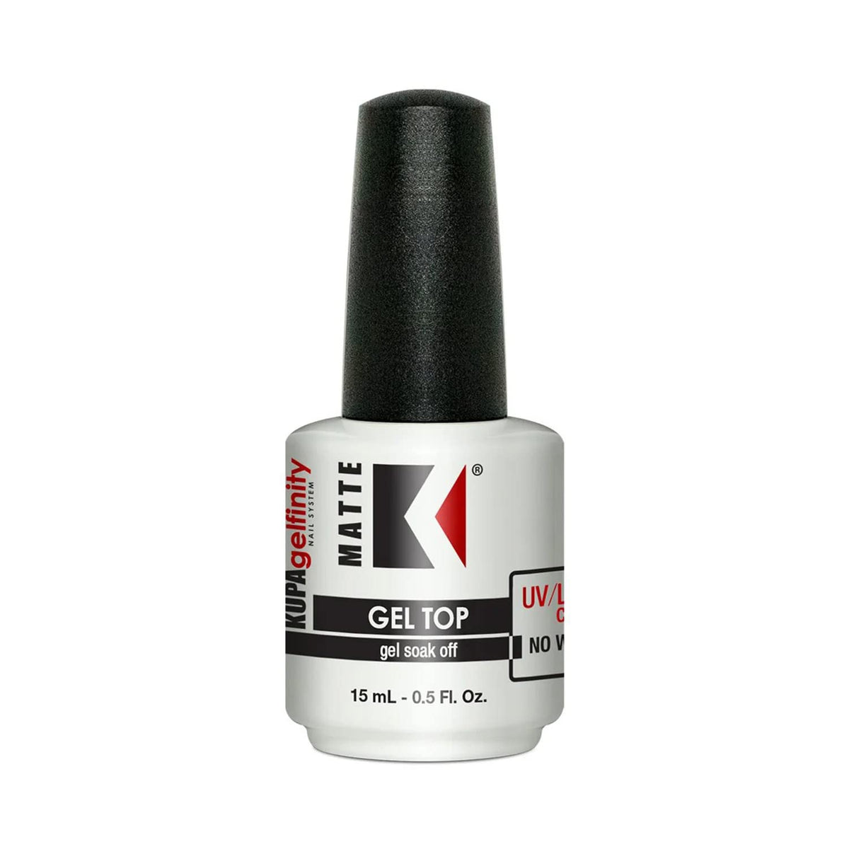 KUPA GelFinity Top Coat Matte sans traces, fini velouté et durable.